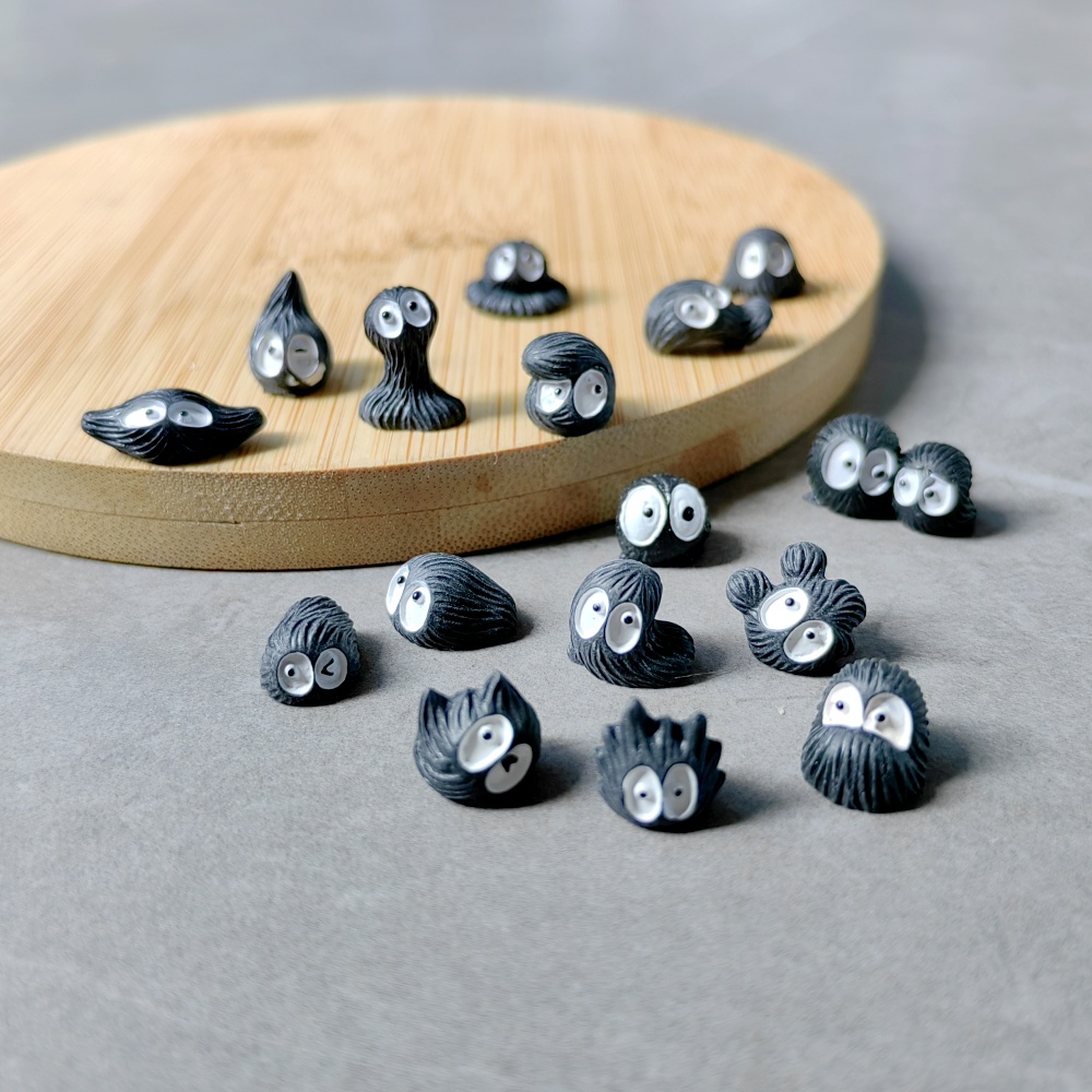 8pc Mini Funny Cute Black Blue - Bonsai Gardenia review and price