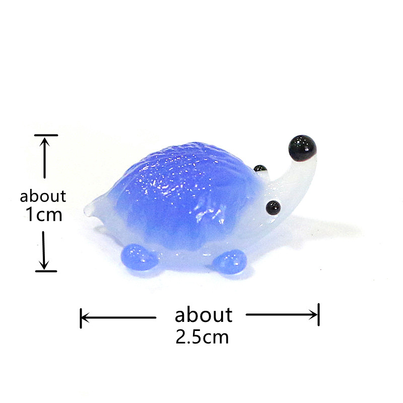 Handmade Mini Glass Hedgehog F - Bonsai Garden Japan review and price