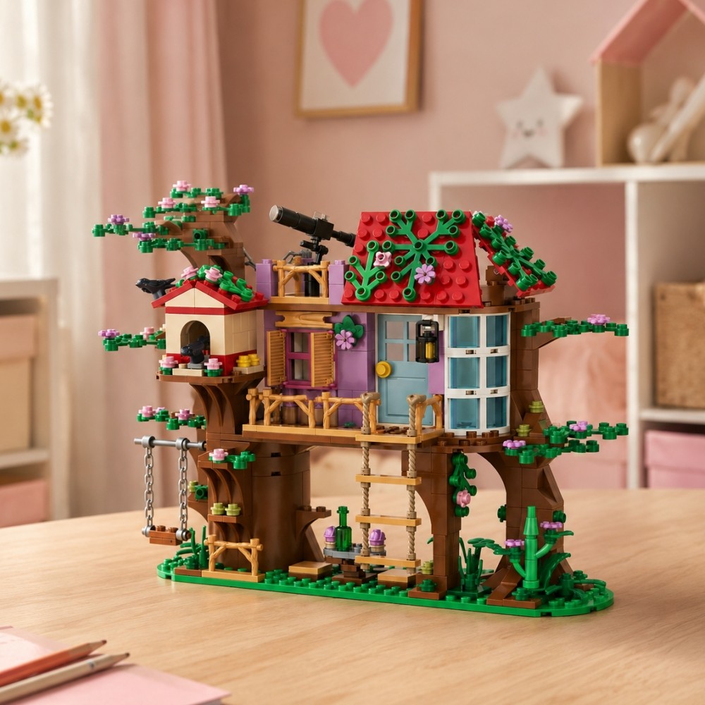 462pcs City Friends Bird Tree  - Bonsai Garden Ideas review and price