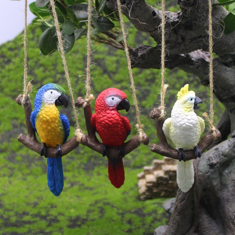 1Pcs Creative Swing Parrot Res - Bonsai Gardenia review and price