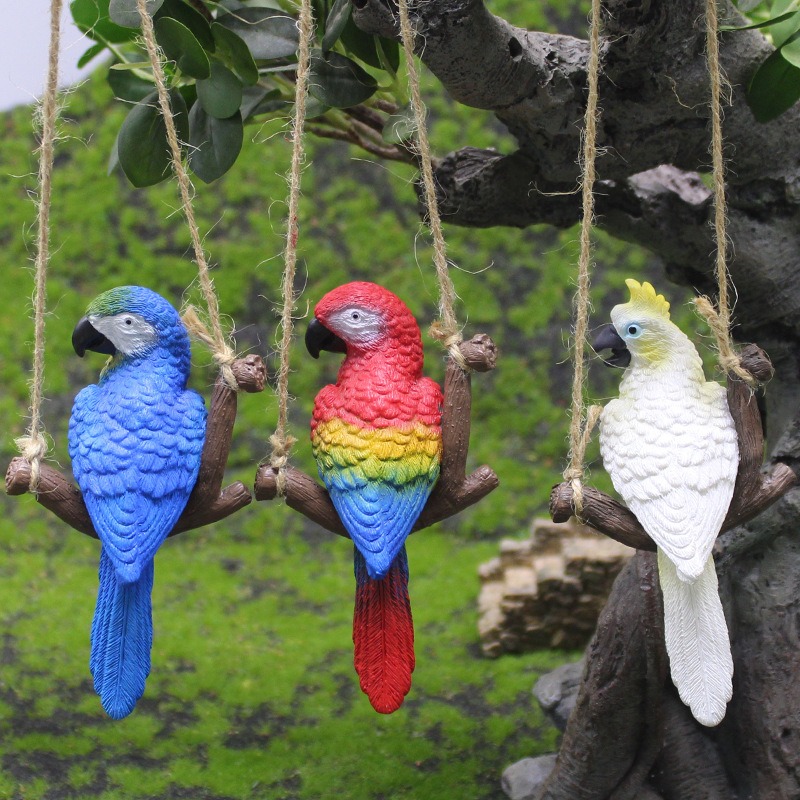 1Pcs Creative Swing Parrot Res - Bonsai Gardenia review and price