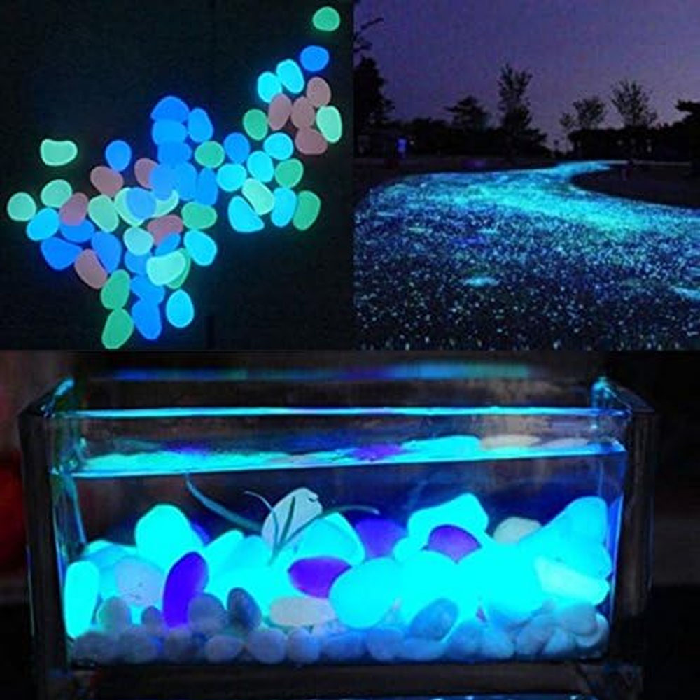 Fish Tank Rocks Glow Blue Pebb - Bonsai Gardenia review and price