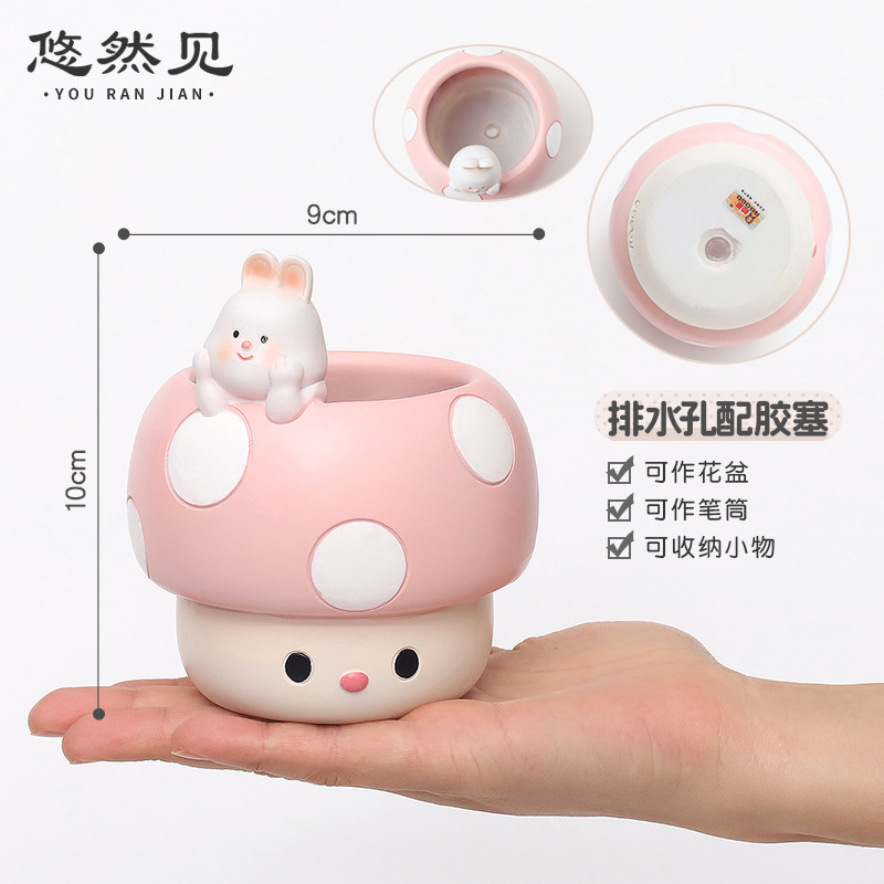 Cartoon Cute Mushroom Succulen - Bonsai Garden Youtube review and price