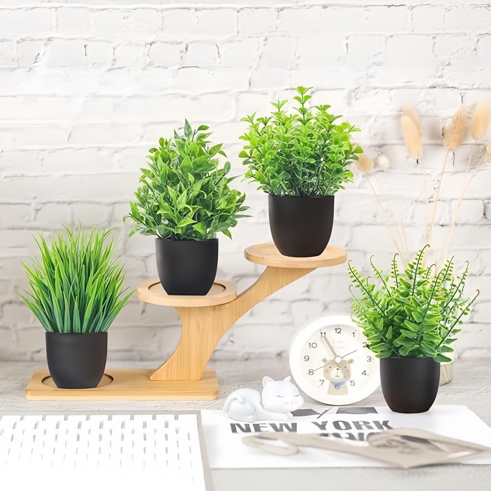 4pcs/set Mini Artificial Plant - Bonsai Garden Ideas review and price