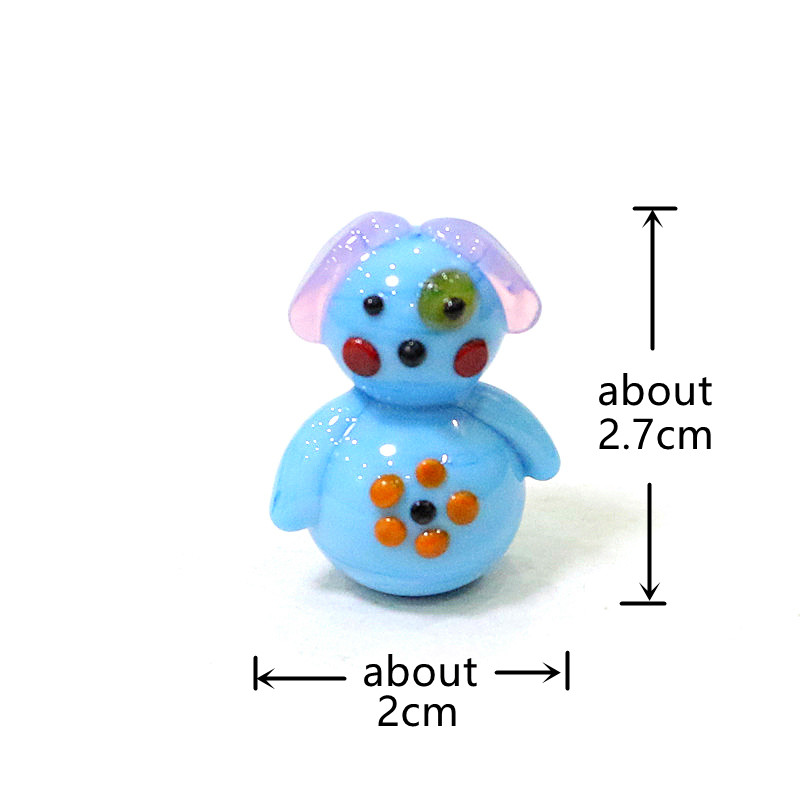 Cute Handmade Mini Glass Dog F - Bonsai Garden Japan review and price