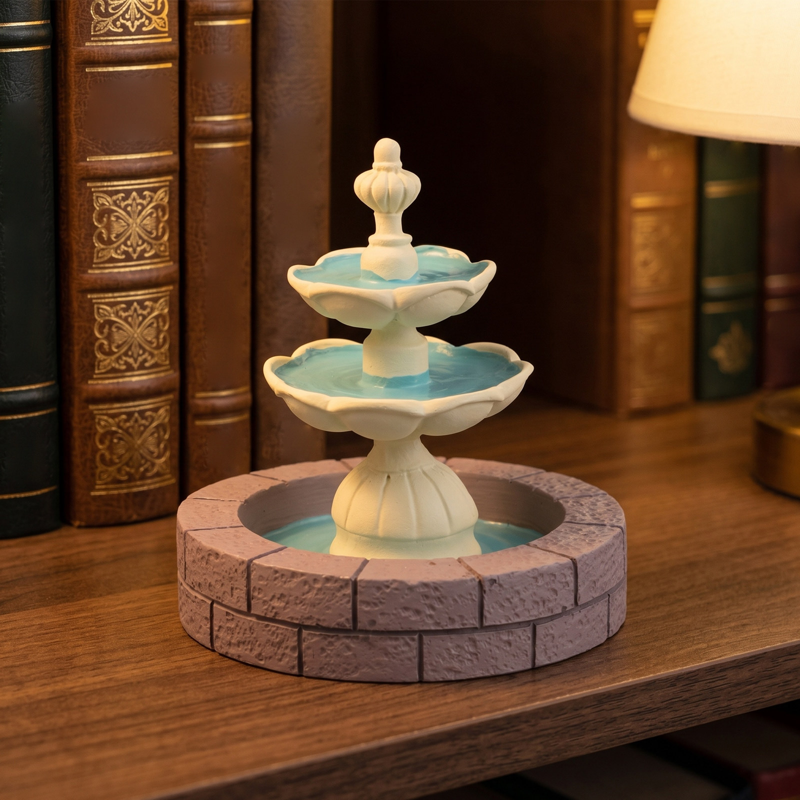 2Pcs Mini Resin Fountain Decor - Bonsai Garden Usa review and price