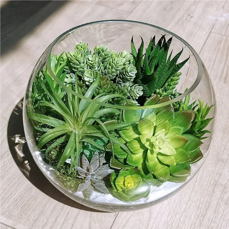 10/20Pcs PVC Succulents Plants - Bonsai Garden Ideas review and price