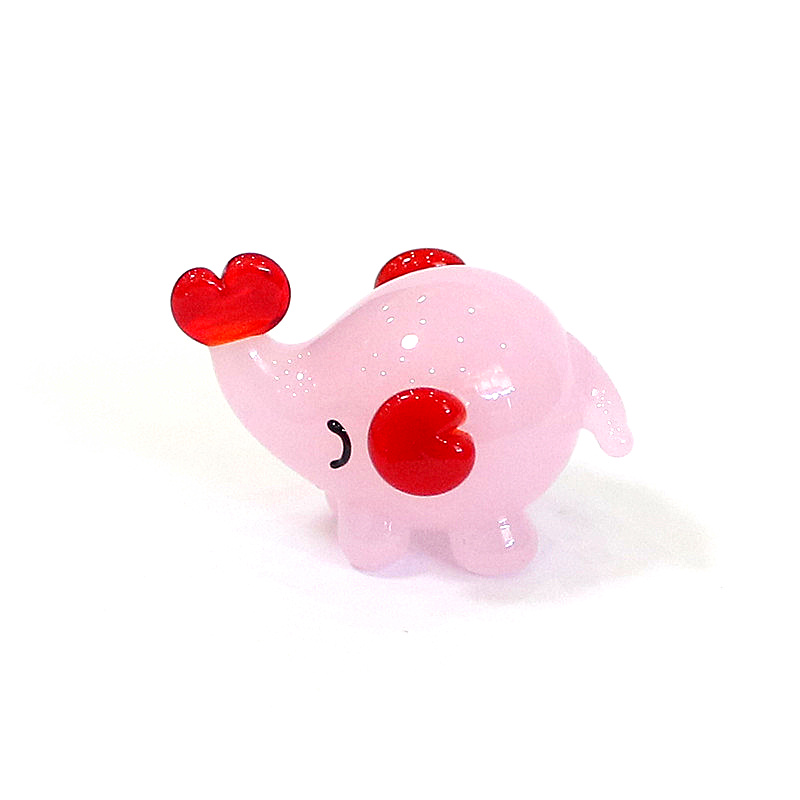 Cute Mini Glass Elephant Figur - Bonsai Garden Japan review and price